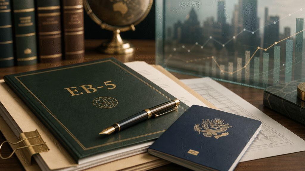 Portada editorial sobre actualización EB-5 para inversores